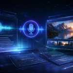 Editorial illustration of Microsoft’s MAI multimodal AI models for transcription, voice generation, and image creation Image title: Microsoft MAI Models Featured Image