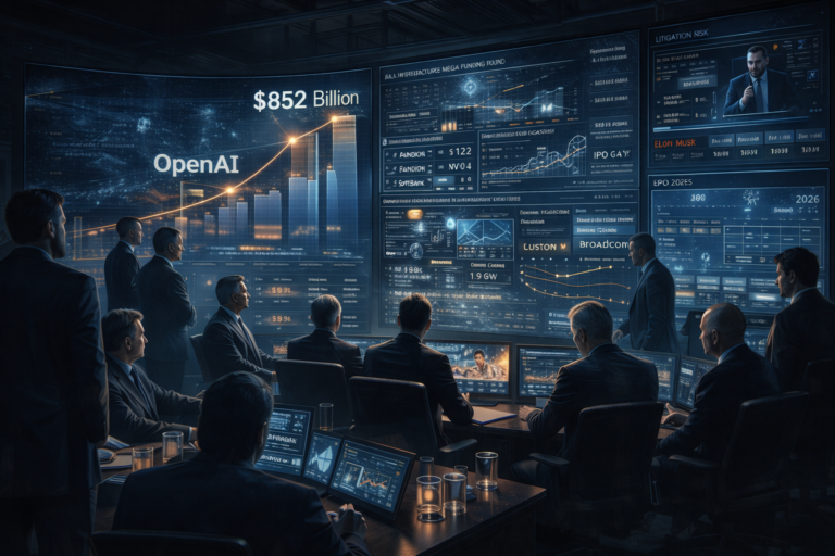 OpenAI reaches $852 billion valuation after biggest private funding round in history