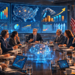 OpenAI calls for robot taxes, a public wealth fund, and a 4-day workweek in this Washington AI policy summit illustration